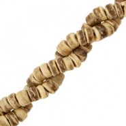 Coconut beads disc 6mm Natural brown